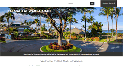 Desktop Screenshot of kaimaluaoao.com